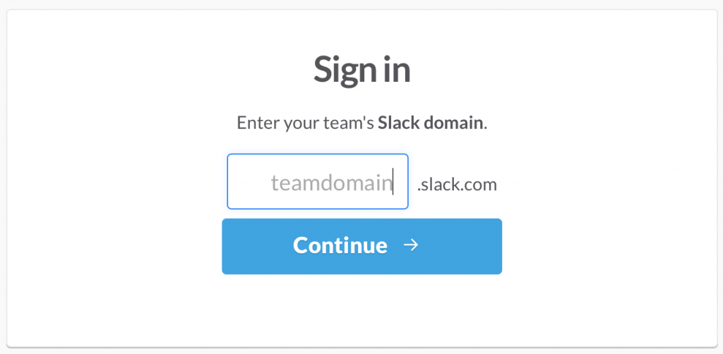 slack online sign in
