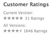 customer ratings screenshot