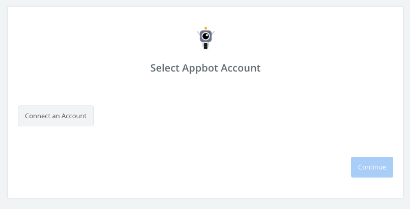 connect appbot account screenshot