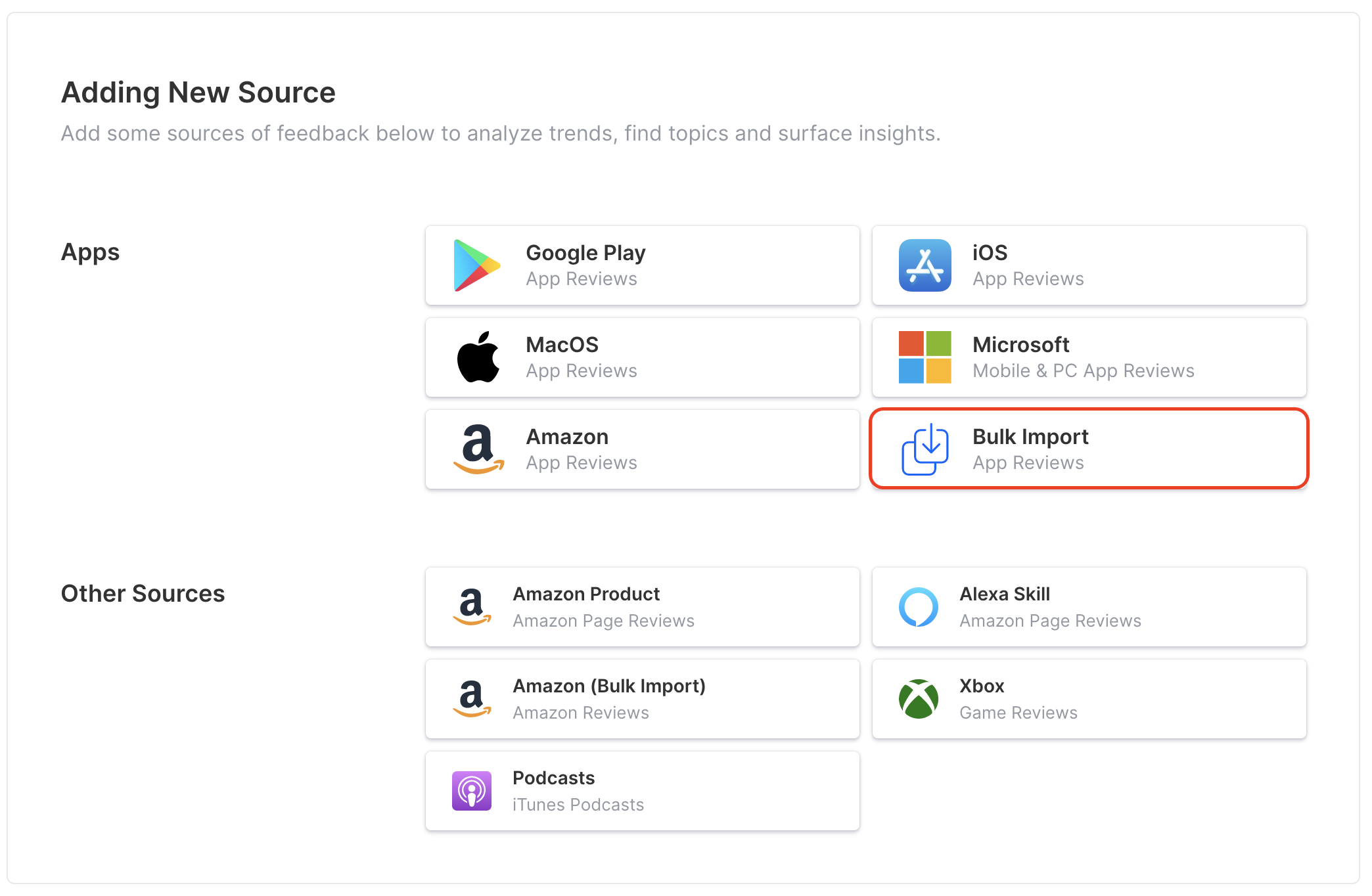 add sources bulk import screenshot