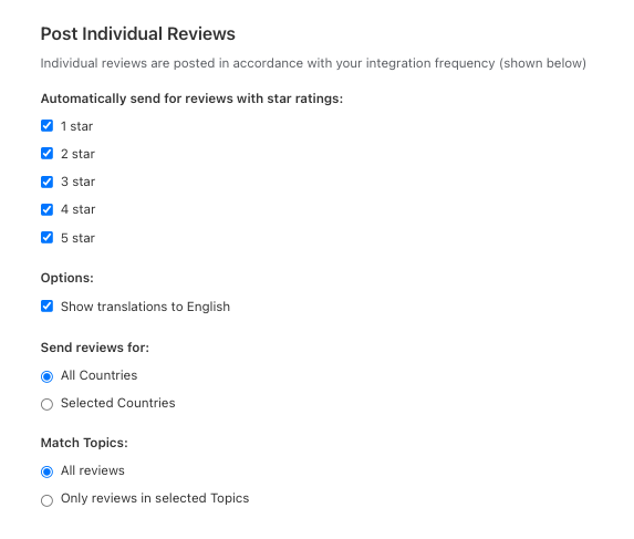 review filter screenshot