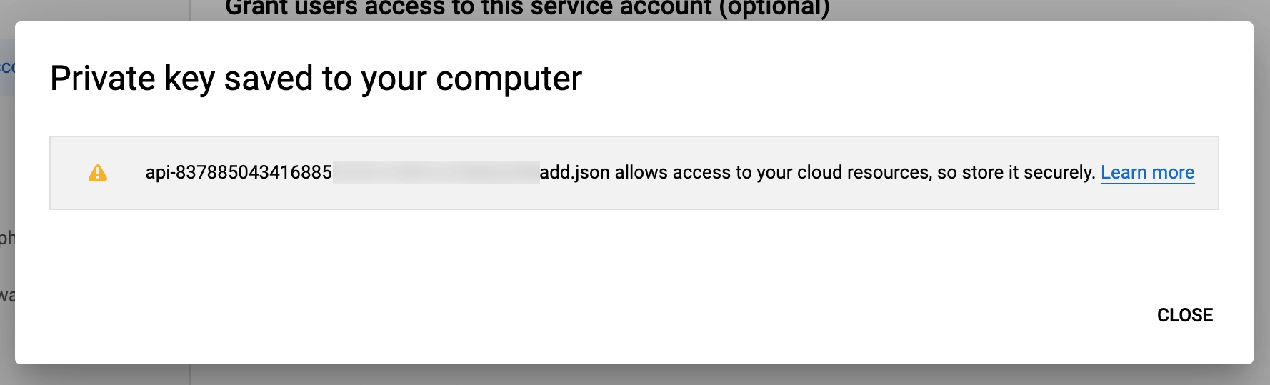 Google API Key